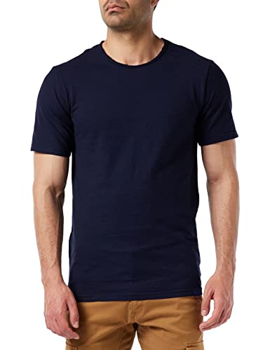 United Colors of Benetton T-Shirt 3je1j19a5, Camiseta Hombre, Azul Osc