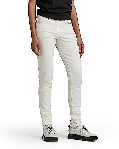 G-Star Para Mujer Jeans Ace Slim, Blanco (white gd D22929-C301-G006),