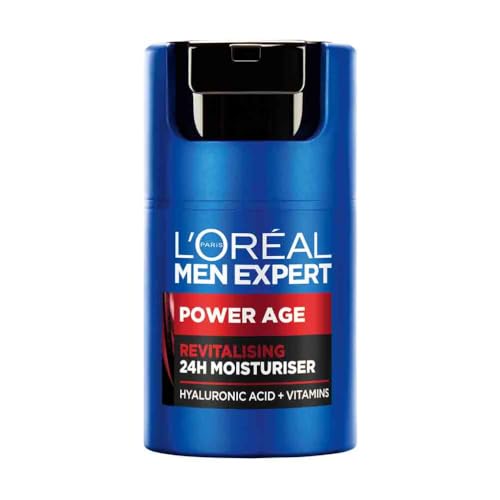 L’Oréal Crema hidratante para hombre, Antiarrugas y antienvejecimiento