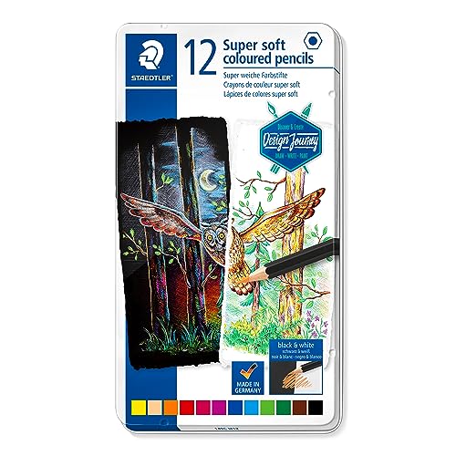STAEDTLER-149C ST Color Super Suave, Multicolor, 1 caja metálica con 1