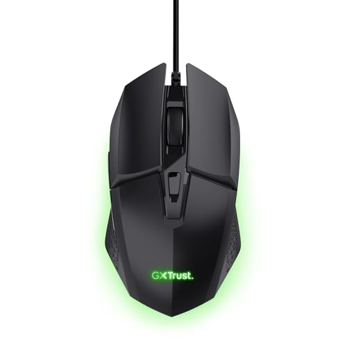 GXTrust 1109 Vylax Ratón Gaming con 6 Botones Programables, Iluminació