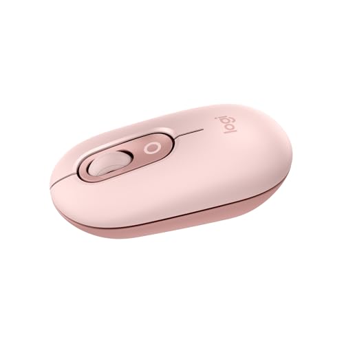 Logitech POP Mouse, ratón inalámbrico Bluetooth compacto y portátil co