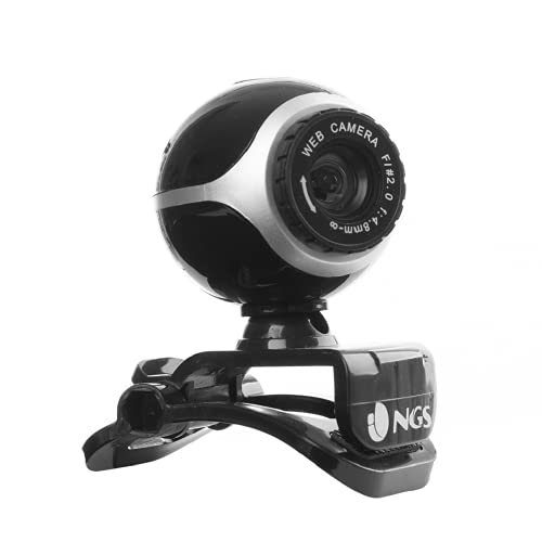 NGS XPRESSCAM300 – Webcam con Micrófono para PC, Resolución VGA, Conex